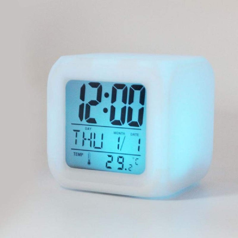Naivete Magical Led ColorChange Alarm ClockMulti Color 1pc - Image 3