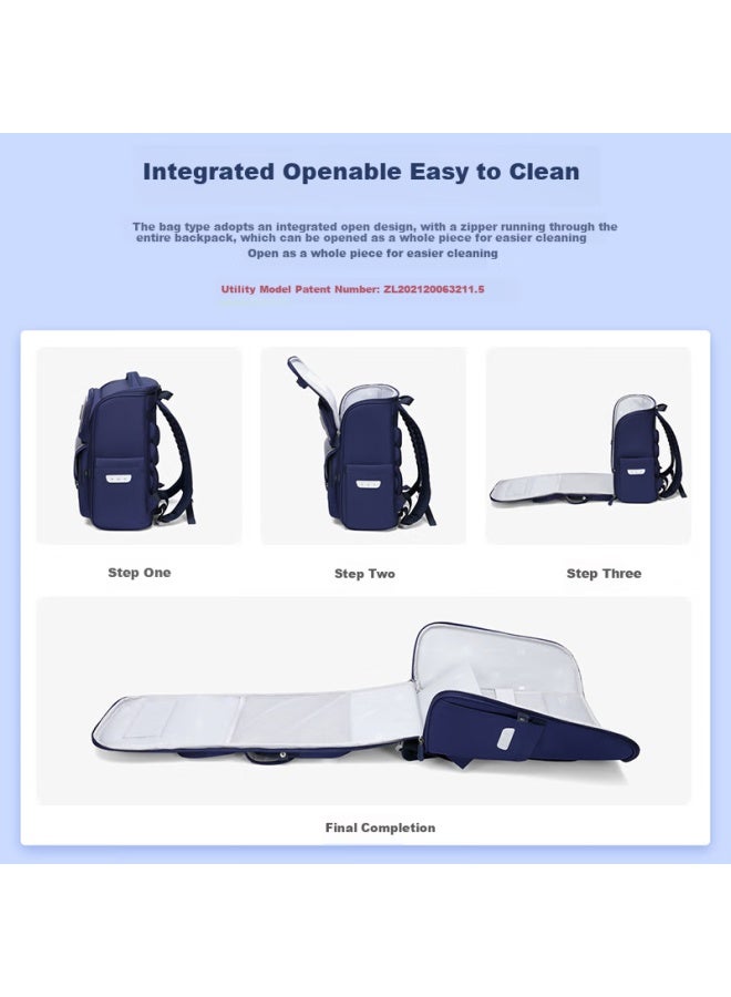 Ninth Castle The Ninth Castle Elementary School Backpack, Spine Protection, Lightweight Children's Backpack, Water-resistant, Large Capacity, For Boys And Girls - Image 5