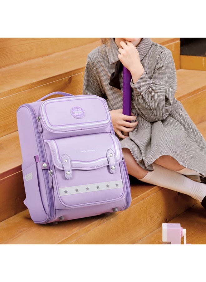 Ninth Castle The Ninth Castle Elementary School Backpack, Spine Protection, Lightweight Children's Backpack, Water-resistant, Large Capacity, For Boys And Girls - Image 2