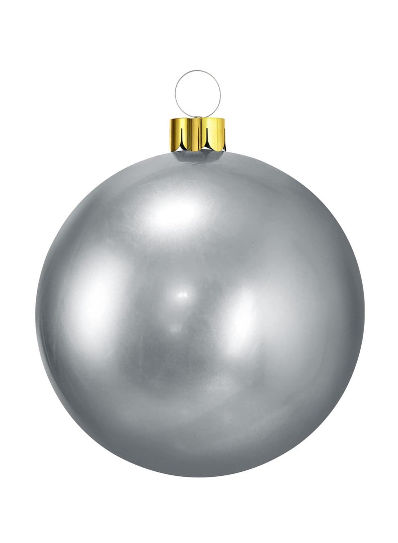 Homesmiths Christmas  Decoration Ball Inflatable Dia 45Cm Silver - Image 1