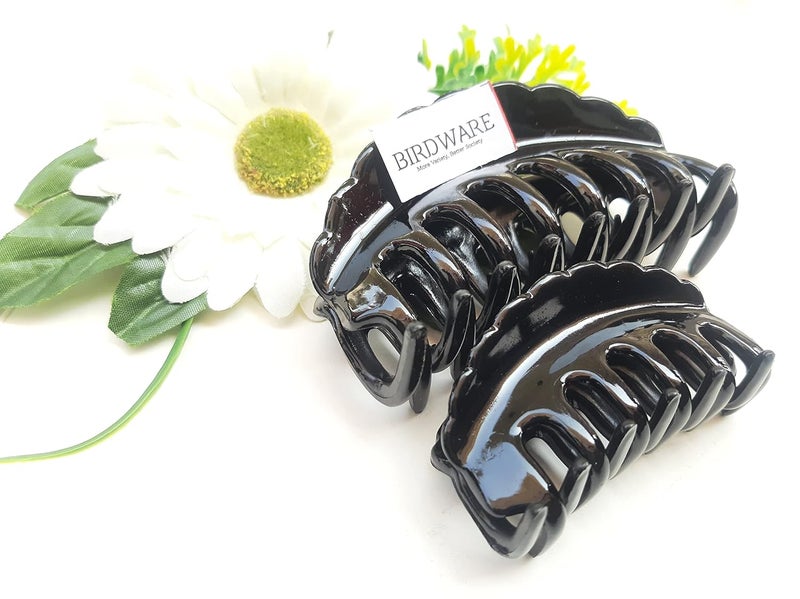 BIRDWARE Medium-Size Multi Color Imported Acrylic Material Butterfly Hair Clips For Women | Hair Clutchers - Image 4