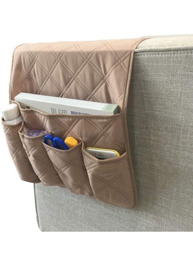 silvercnc 5 Pocket Armchair Sofa Chair Storage Holder Remote Control Phone Couch Organizer Hanging Bag  - Image 3