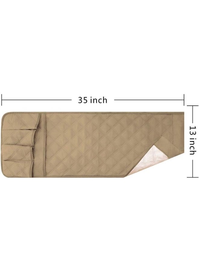 silvercnc 5 Pocket Armchair Sofa Chair Storage Holder Remote Control Phone Couch Organizer Hanging Bag  - Image 2