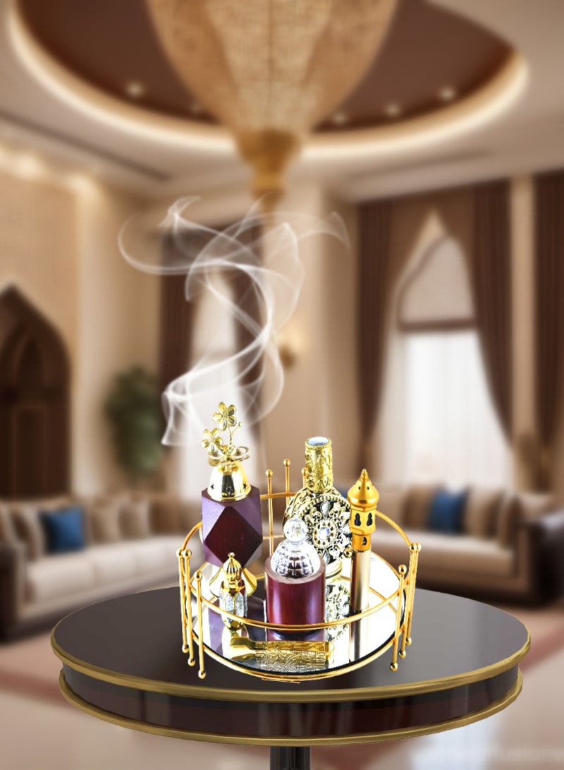 Elegant Design Incense Burner Set Arabic Oud Holder for Home and Office Fragrance - Image 3