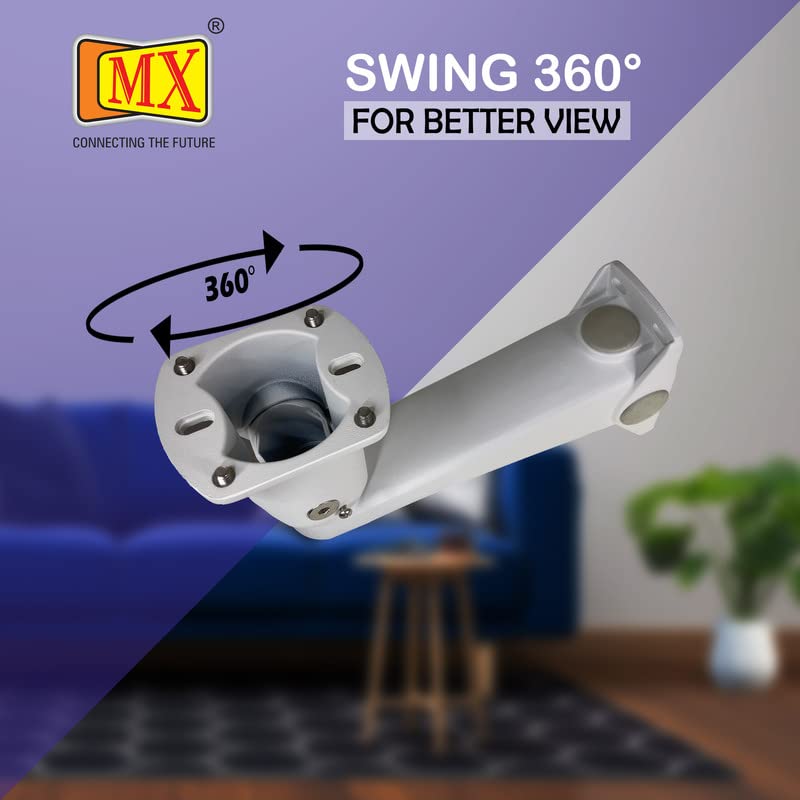 MX 4 Screw Hole Indoor/Outdoor Wall/Ceiling Mount Heavy Duty CCTV Security Camera Housing Mounting Bracket - Image 4