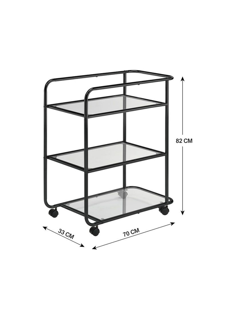 DANUBE HOME Cosimo 3 Tier Serving Trolley  - Image 3