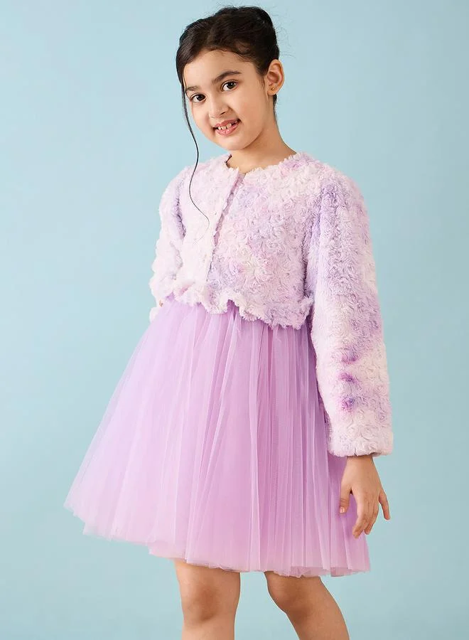 Stylo Bug Tulle Overlay Dress