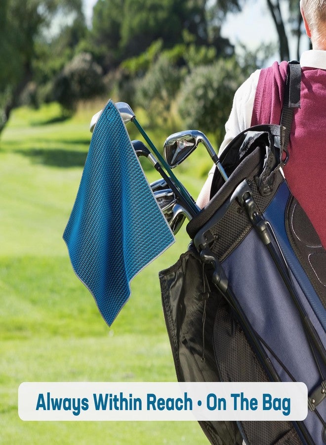 MOSTY Greenside Magnetic Golf Towel, Ultra-Absorbent Microfiber Golf Towel - Image 3