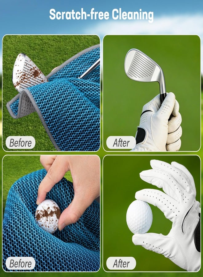 MOSTY Greenside Magnetic Golf Towel, Ultra-Absorbent Microfiber Golf Towel - Image 2