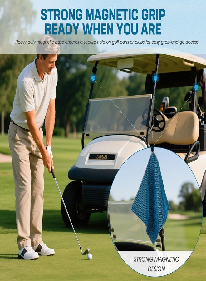 MOSTY Greenside Magnetic Golf Towel, Ultra-Absorbent Microfiber Golf Towel - Image 5