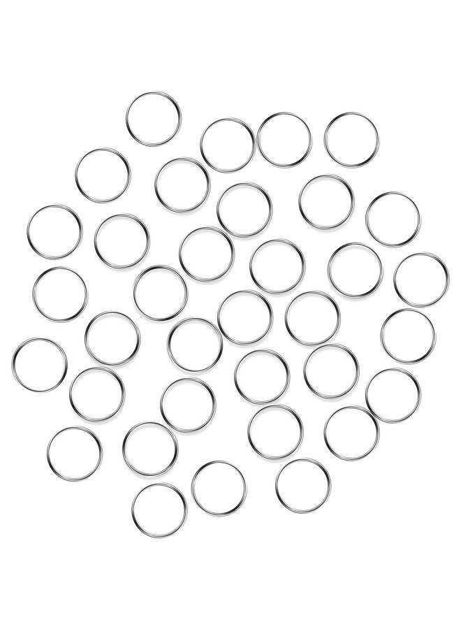 Fushing 100Pcs Stainless Split Rings Crystal Chandeliers Connectors For Chandelier Curtainsuncatchers Crystal Garlandnecklaces Keys Earrings Jewelry Making And Craft Ideas(12Mm) - Image 1