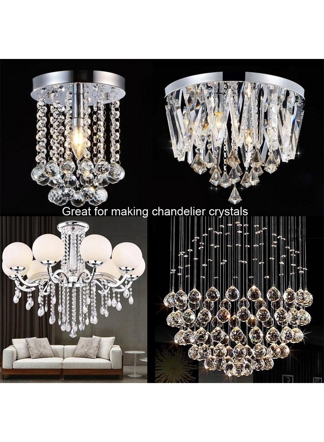 Fushing 100Pcs Stainless Split Rings Crystal Chandeliers Connectors For Chandelier Curtainsuncatchers Crystal Garlandnecklaces Keys Earrings Jewelry Making And Craft Ideas(12Mm) - Image 4