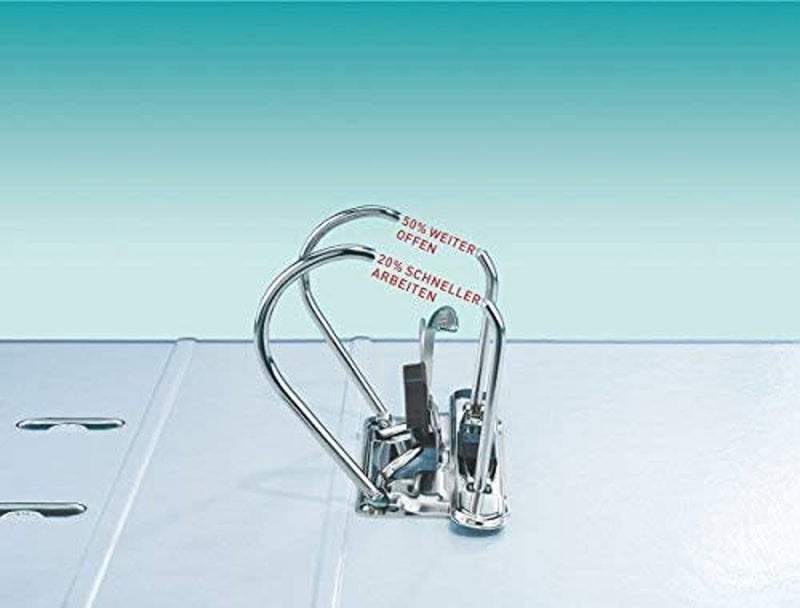 LEITZ ملف ليفر آرتش A4 بزاوية 180° 80 مم أصفر - عبوة من 3 - Image 4