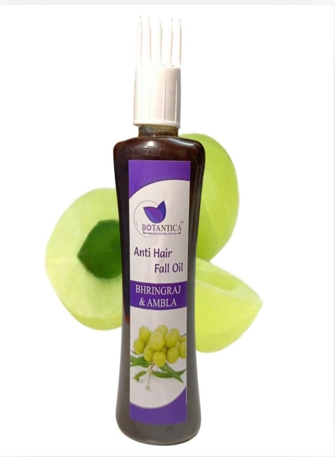 BOTANTICA Herbals Anti Hair Fall Hair Oil, Bhringaraja & Amla 100ml - Image 1