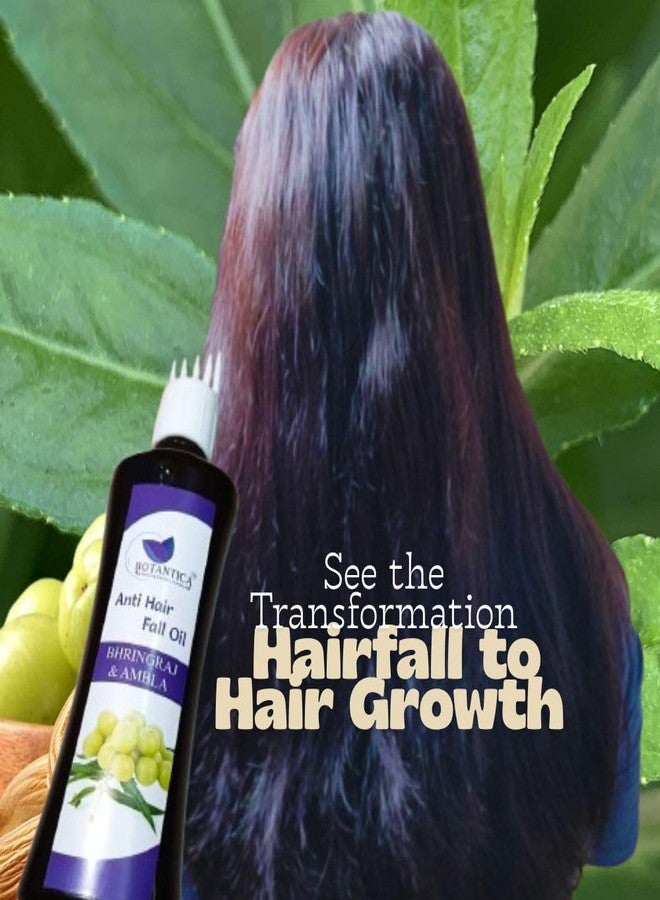BOTANTICA Herbals Anti Hair Fall Hair Oil, Bhringaraja & Amla 100ml - Image 5