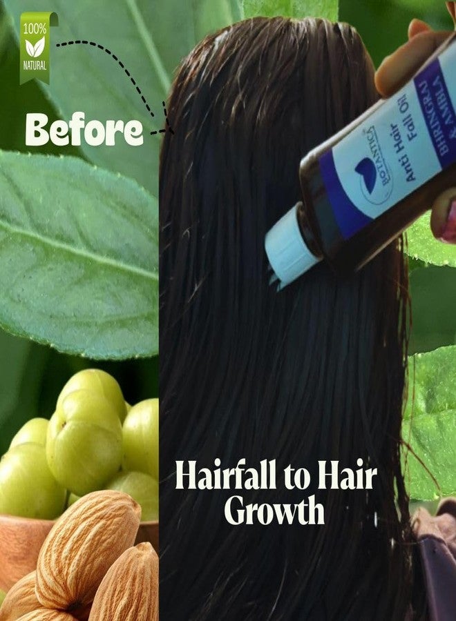 BOTANTICA Herbals Anti Hair Fall Hair Oil, Bhringaraja & Amla 100ml - Image 2