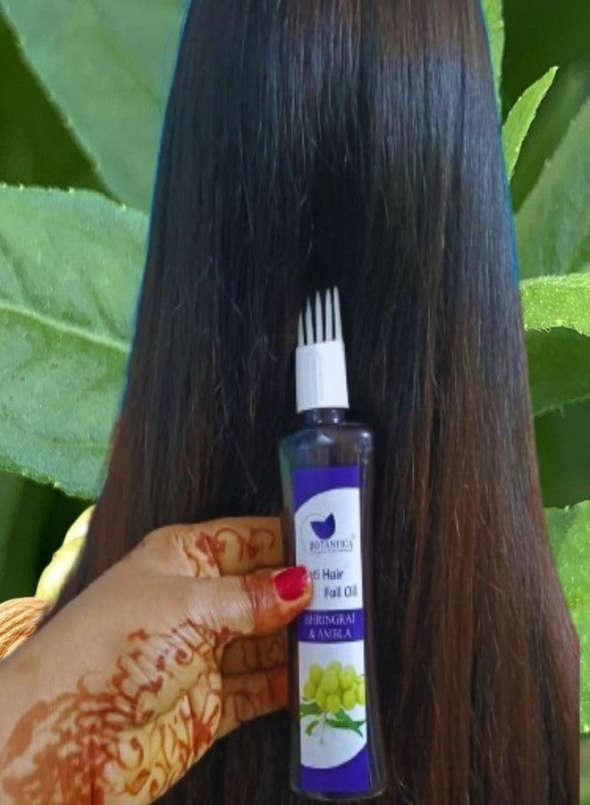BOTANTICA Herbals Anti Hair Fall Hair Oil, Bhringaraja & Amla 100ml - Image 4