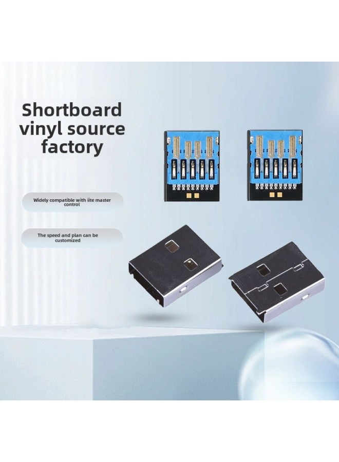 Black Colloid Short Board Mini 2.0 Semi-finished U Disk Chip 3.0 32G64G High Speed UDP128u Disk Chip-Color:3.0-Capacity:16g--256gb Optional Real-time Quotation  - Image 3