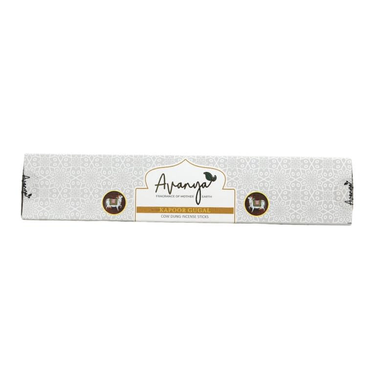 Avanyasha Fragrance of Mother Earth| Cow Dung Kapoor Guggal Incense Stick | 60 Pieces | Pure, Neutral & Chemical Free | 100% Organic - Image 1