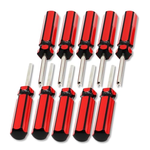 Yunnergo 10Pcs Car Auto Screwdriver Valve Stem Core Remover Tire Tube Installer Repair Tool 6523339 - Image 1