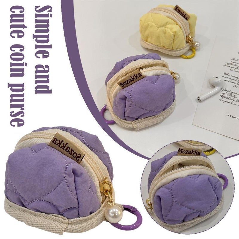 Simple, cute, soft, heart-shaped coin purse/pocket - Image 3