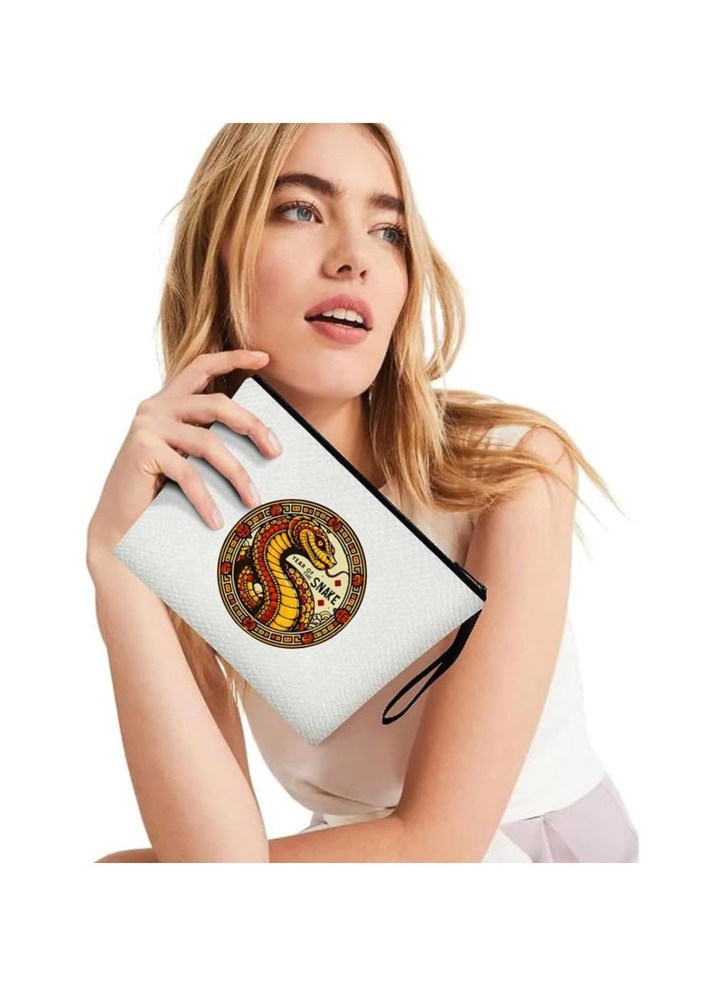 حقيبة مستحضرات التجميل الصينية - منظم مكياج قابل لإعادة الاستخدام صديق للبيئة - مثالي للسفر والاستخدام اليومي والناجين - حقيبة مكياج مثالية بتصميم مطبوع حقيبة مستحضرات تجميل للنساء - Image 3