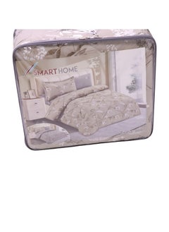 SMART HOME Comforter set, double-sided mattress consisting of 4 pieces, comforter 4 pieces, 100% microfiber, comforter size 180*230  bedsheet size is 160*200  - Image 2