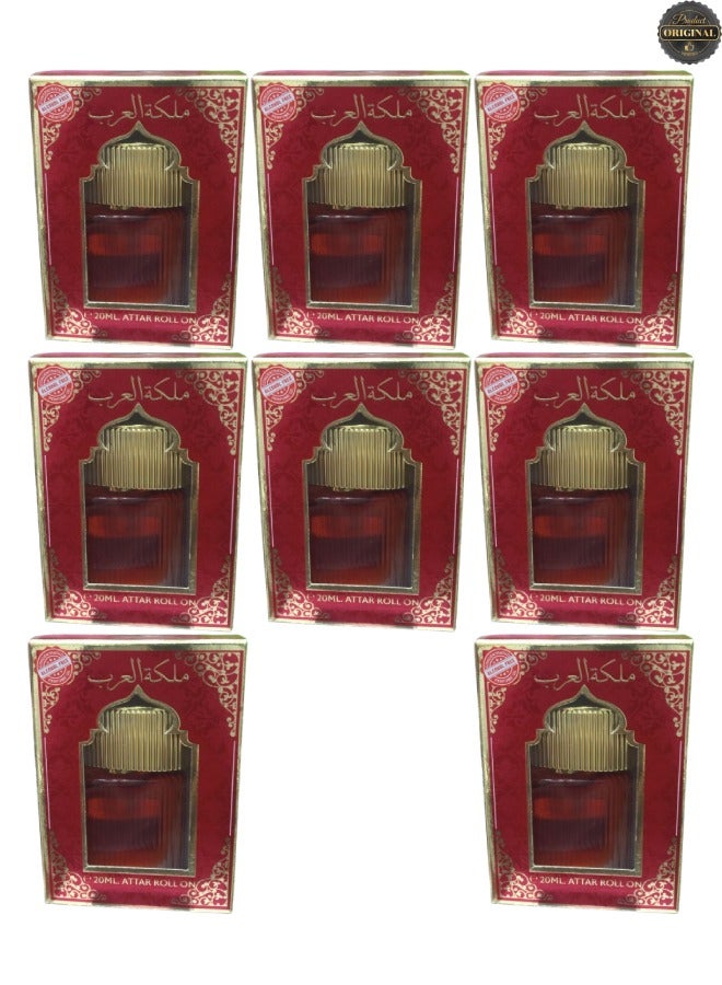 Queen 8 Pieces Attar Roll Malikat Al Arab 20ML - Image 1