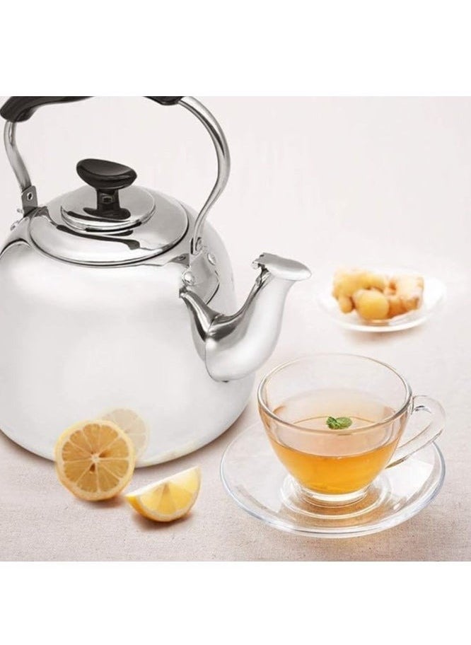 DESSINI Dessini Stainless Steel Tea Kettle With Strainler 3L  - Image 2