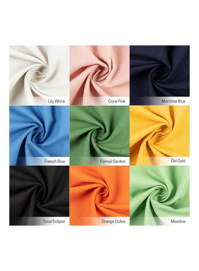 BERYA 6 Pcs Linen Needlework Fabric, Square Embroidery Fabric 9 Colors Stitch Cloth for Garment Crafts and Decoration Embroidery Project - Image 4