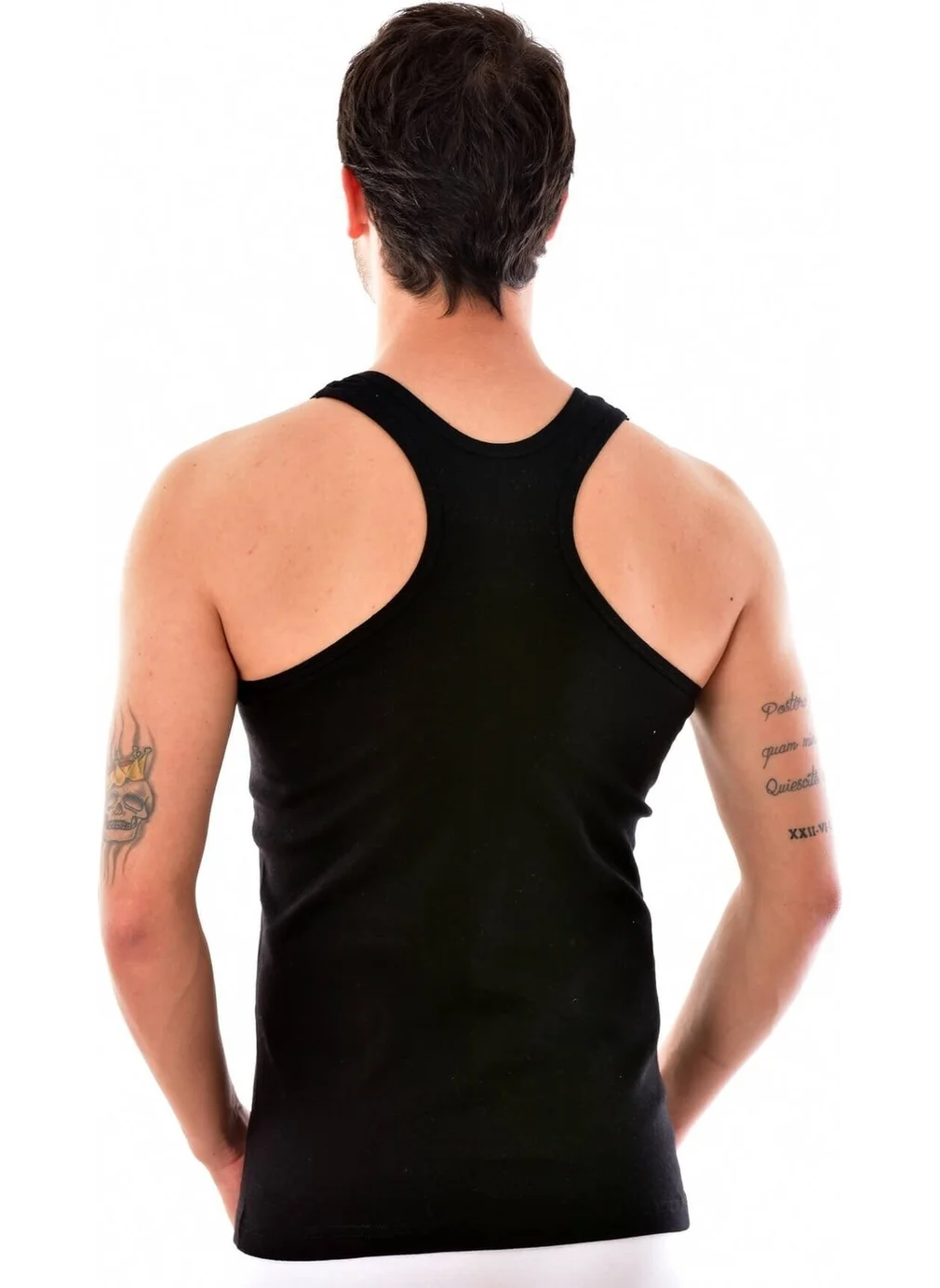 Seher Yıldızı Seher Yildizi Seher Yildizi Men's Black Suspended Rib Sports Athlete