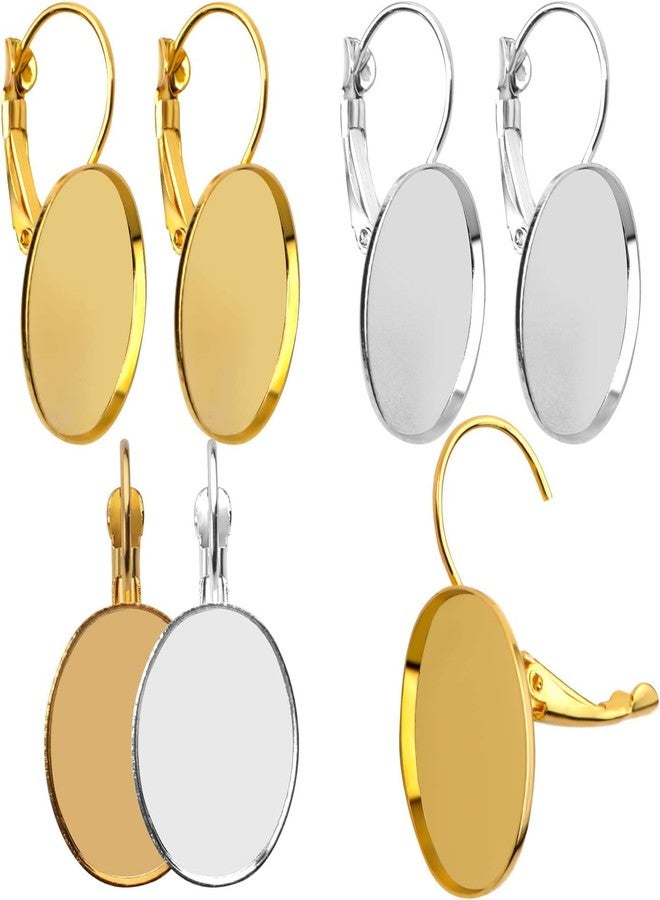 SATRA TRADERS Ear Clip Earring Making Raw Material | Size : 18mm | Qty : 12pcs | Nickle - Image 4