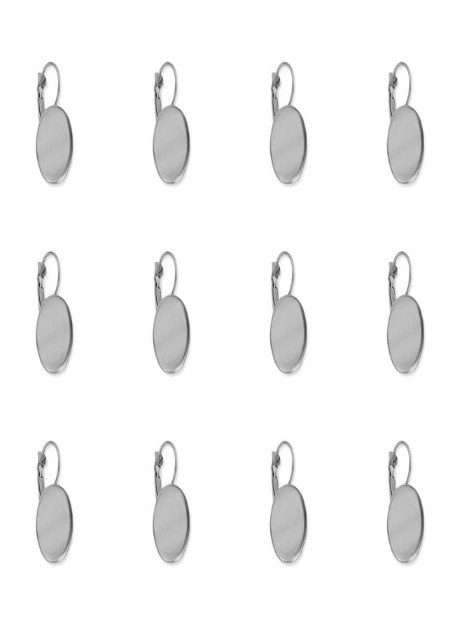 SATRA TRADERS Ear Clip Earring Making Raw Material | Size : 18mm | Qty : 12pcs | Nickle - Image 1