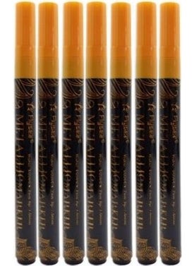 Profisher Sealing Wax Contour Touch Up Paint Pen Metallic 12 Color Options Orange  - Image 5