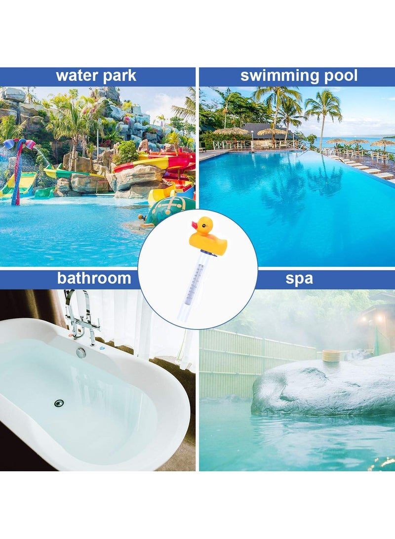 Large Floating Pool Thermometer - Easy to Read Water Temperature Gauge, Shatter Resistant with String for Indoor & Outdoor Pools and Spas (B) - Image 4