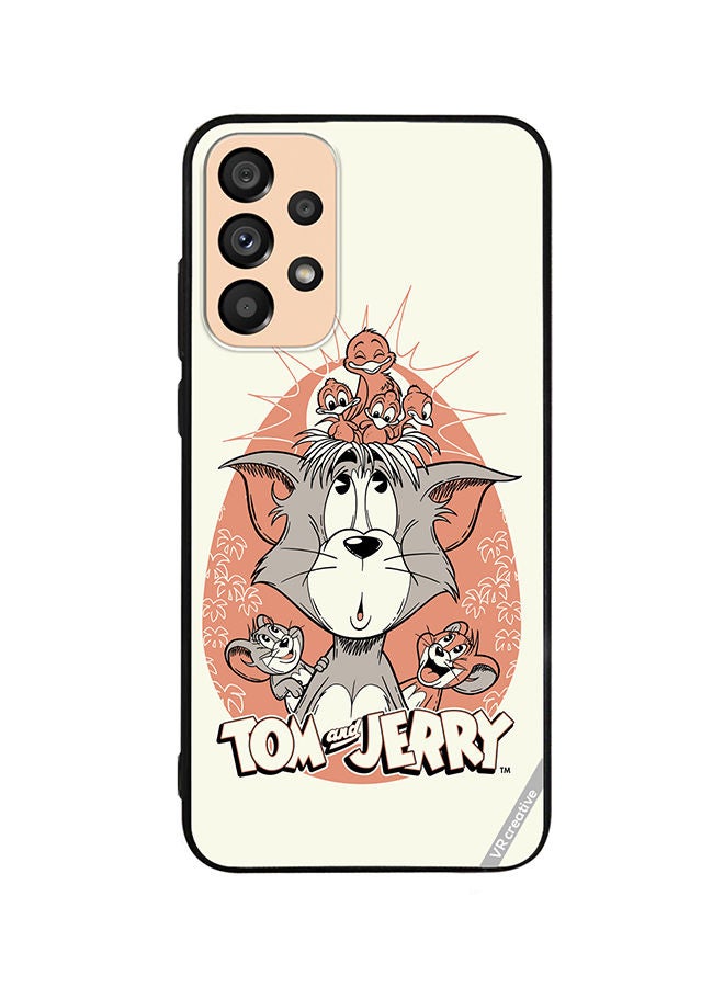 VR CREATIVE Protective Case Cover For Samsung Galaxy A23 Tom And Jerry Design Multicolour - Image 1