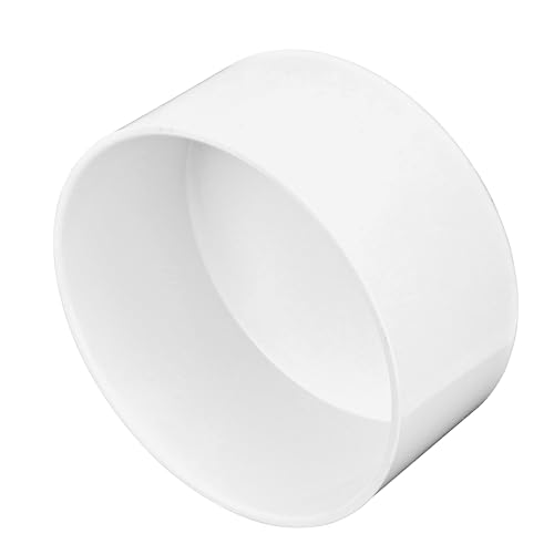 NDS 6P06 PVC S&D Cap, 6-Inch, Makes Solvent-Weld Connections, for Use with 6-Inch Sewer and Drain Pipe, White - Image 2