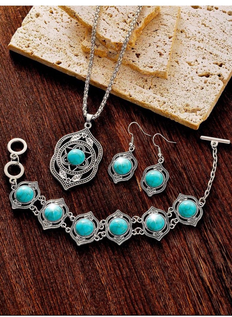 إيكوال طقم اكسسوارات نسائي تراثي أنيق وعالي الجودة - Image 1