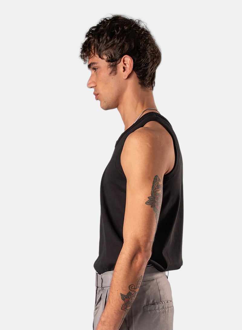 bowline Black Derby Sleeveless UnderShirt - Image 2