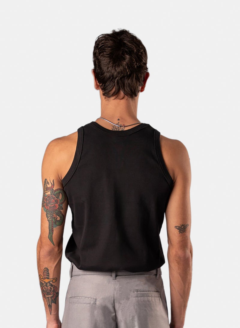 bowline Black Derby Sleeveless UnderShirt - Image 3