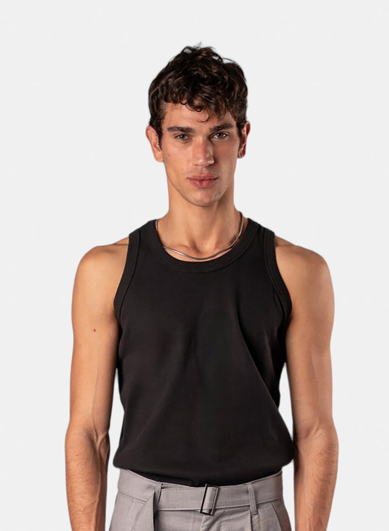 bowline Black Derby Sleeveless UnderShirt - Image 1