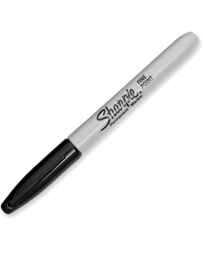 Sharpie 5-Piece Fine Tip Permanent Markers Set Black - Image 2
