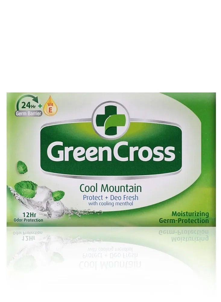 جرين كروس صابون كول ماونتن بروتكت آند ديو فريش مع المنثول المنعش