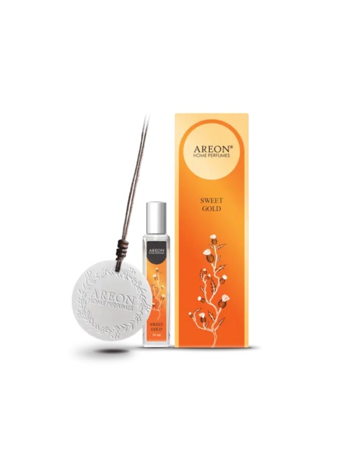اريون سيراميك ديسك معطر للمنزل و السيارة 20 مل - سويت جولد