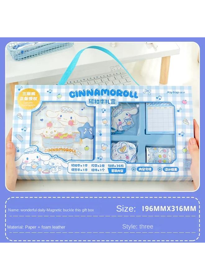 Bluejw Hand Ledger Sticker Suit High Color Value Kulomi Big Ear Dog Gift Box Full Set Of Melody Cute Girl Heart Walking Stick - Image 1