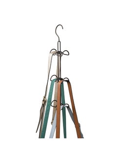 InterDesign Classico Hanging Closet Organizer For Purses Handbags Satchels Backpacks Scarves Pashminas Slings Closet Accessories 6 Hooks Bronze  - Image 3