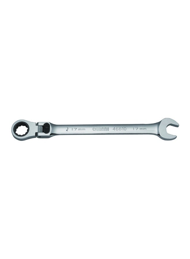 SATA GL46810 XL Locking Flex Head Ratcheting Wrench 17mm - Image 1