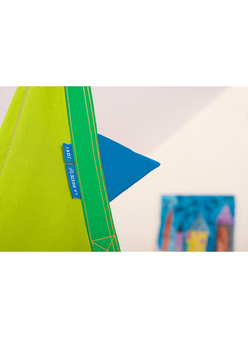 LA SIESTA Joki Indoor Kids Hanging Nest with Suspension Kit (Froggy) - Image 4