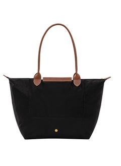 Longchamp women's large tote bag handbag shoulder bag black classic style  - Image 4