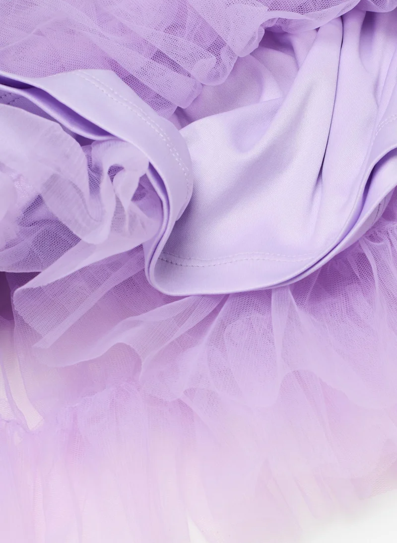 Ovs Tulle skirt with and frills and glitter